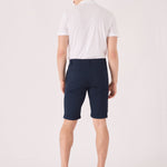 WESTON Stretch Slim Fit Chino Shorts - Dark Navy Blue - JMOJO - Men's Chino Shorts