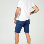 WESTON Stretch Slim Fit Chino Shorts - Navy - JMOJO - Men's Chino Shorts