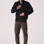 WINDBREAKER JACKET - BLACK - JMOJO - Men's Denim Jackets