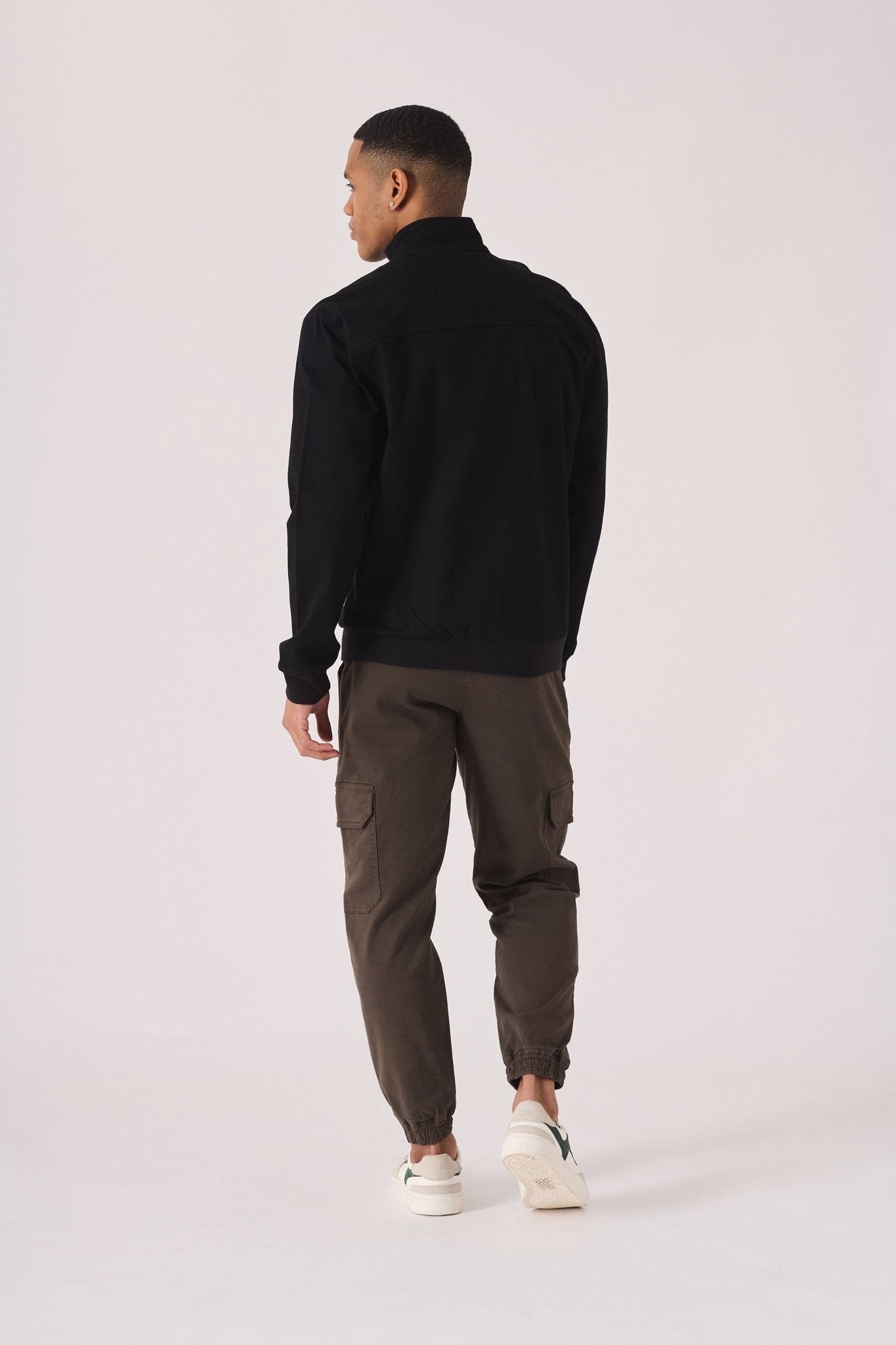 WINDBREAKER JACKET - BLACK - JMOJO - Men's Denim Jackets