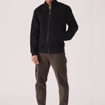 WINDBREAKER JACKET - BLACK - JMOJO - Men's Denim Jackets