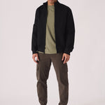 WINDBREAKER JACKET - BLACK - JMOJO - Men's Denim Jackets