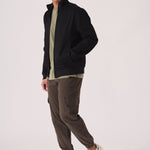 WINDBREAKER JACKET - BLACK - JMOJO - Men's Denim Jackets