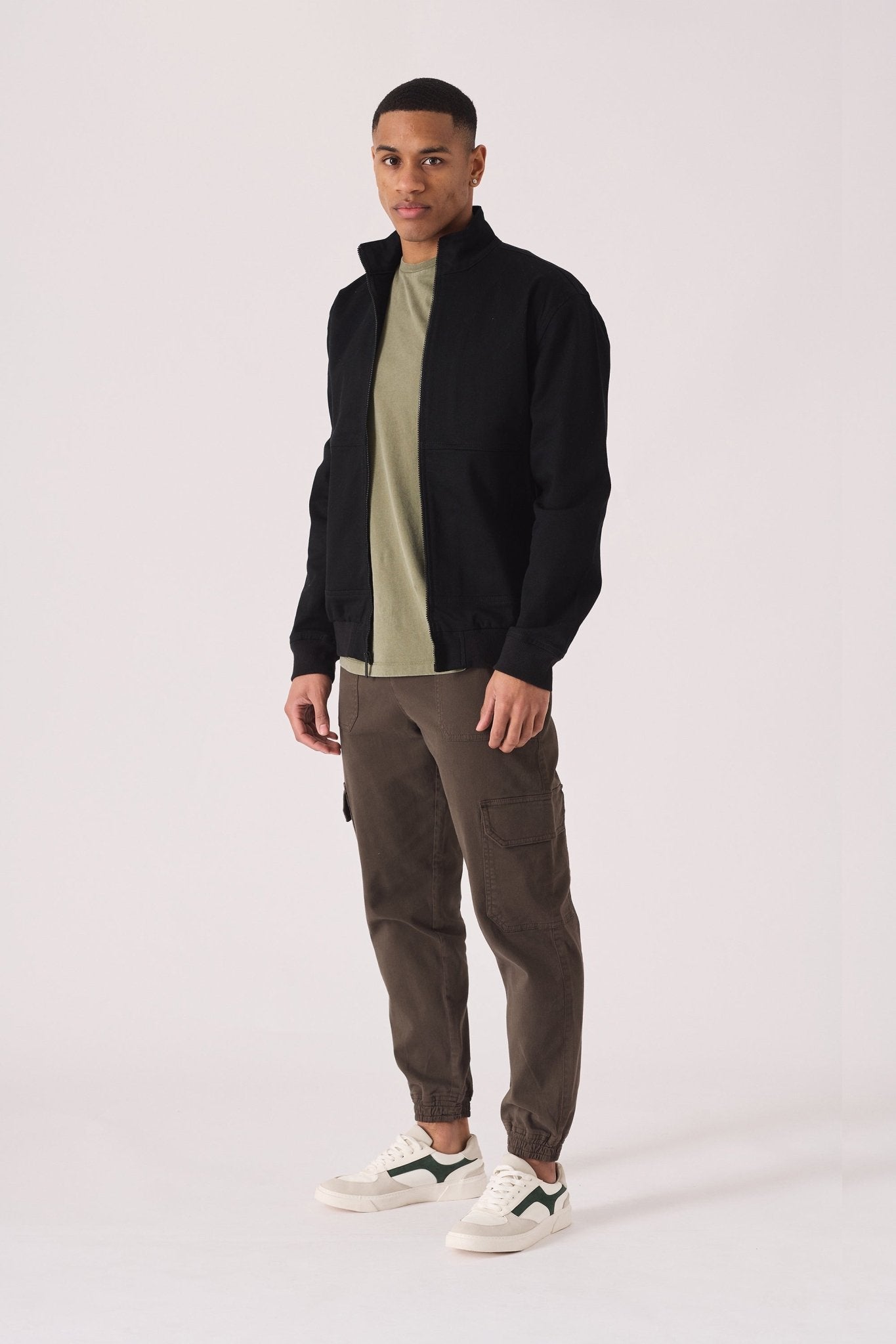 WINDBREAKER JACKET - BLACK - JMOJO - Men's Denim Jackets