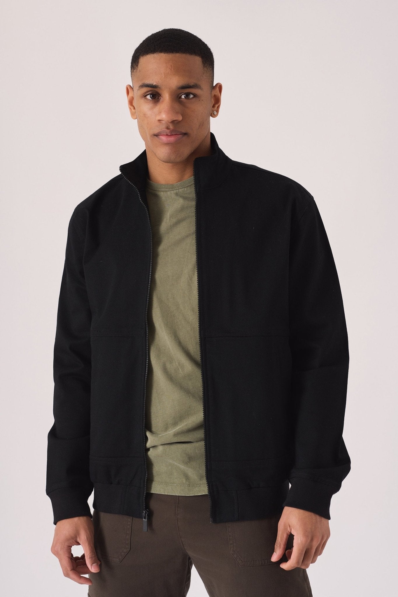 WINDBREAKER JACKET - BLACK - JMOJO - Men's Denim Jackets