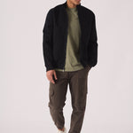 WINDBREAKER JACKET - BLACK - JMOJO - Men's Denim Jackets